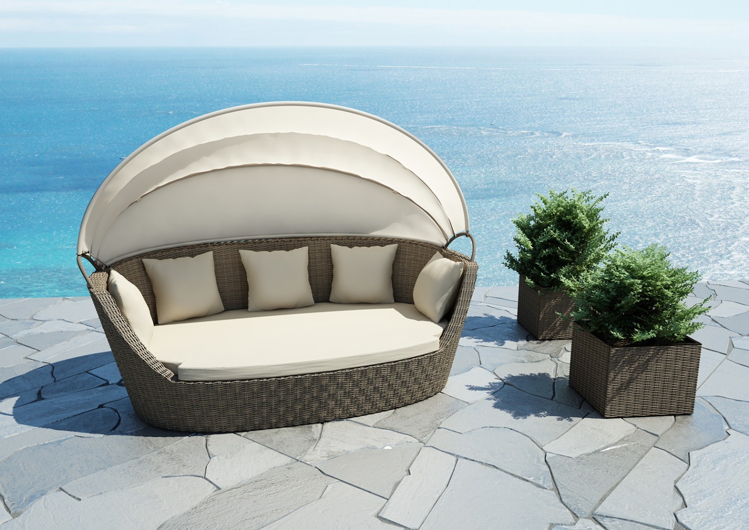 nowoczesny taras sofa Portofino